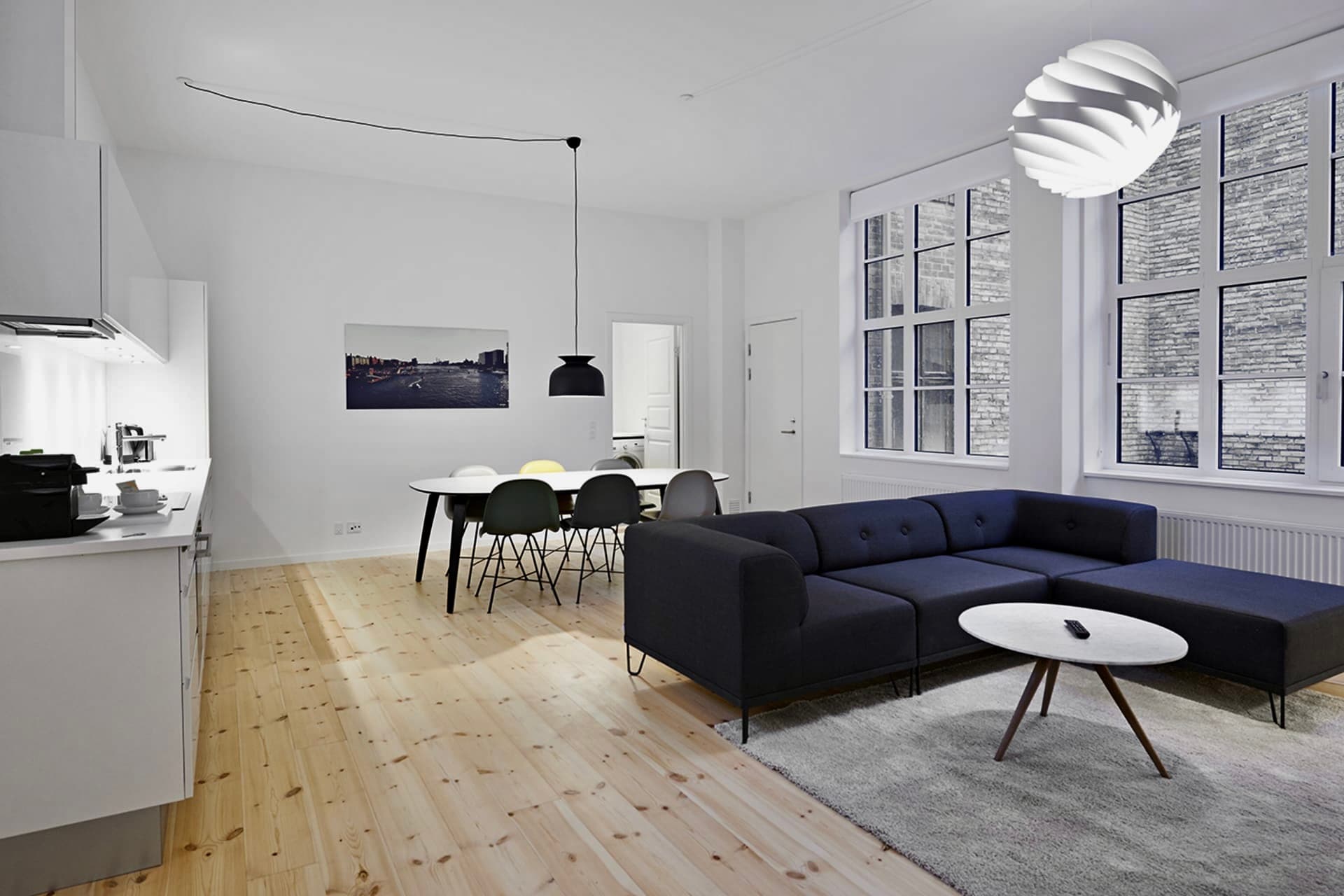Livingroom of a Copenhagen apartment